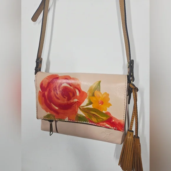 Patricia Nash Paris Citrus Rose Crossbody Handbag - Picture 1 of 5